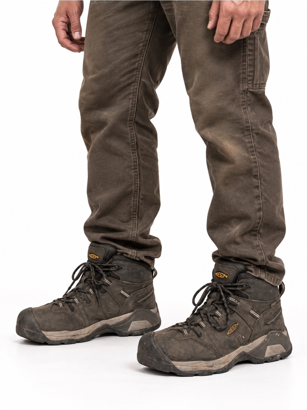KEEN Utility Men’s Waterproof Steel Toe Work Boots – Size 12 EE Wide